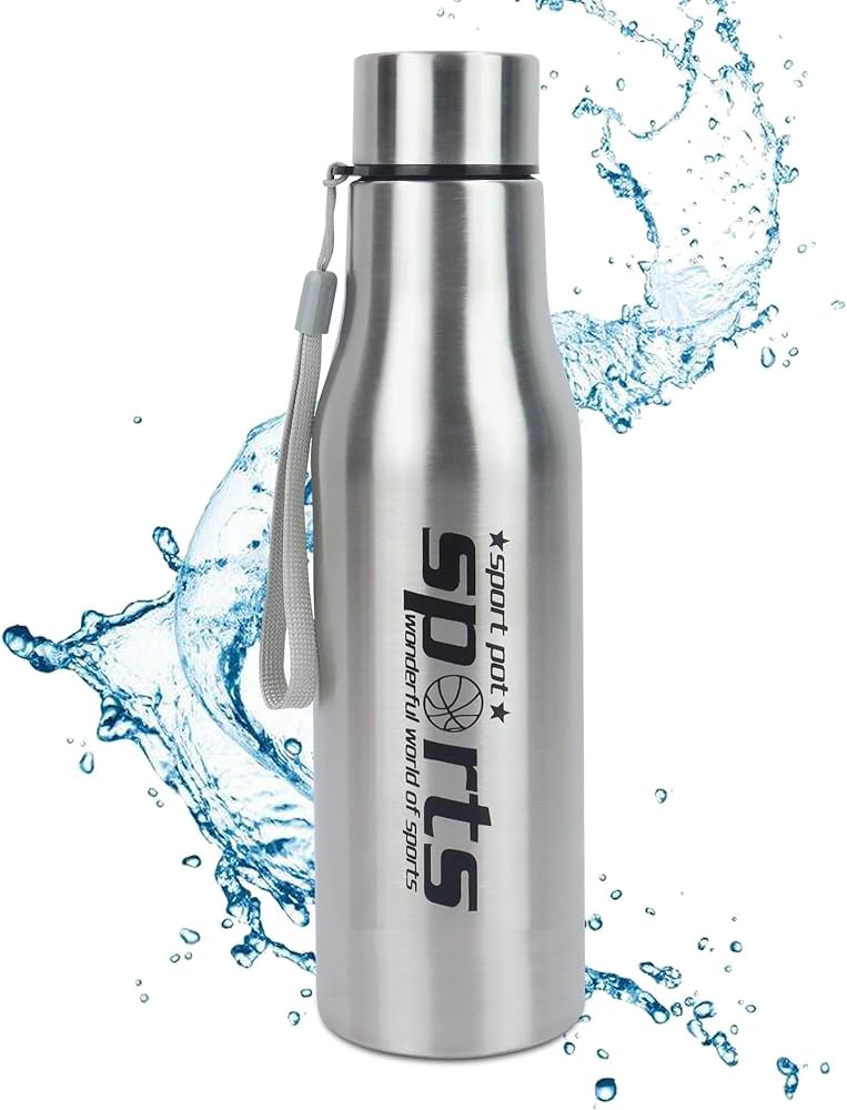 Sports Stainless Steel Water Bottle, Sports Water Bottle for Outdoor Activities, Vacuum Flask Thermo Water Bottle Sports Stainless Steel Water Bottle, Sports Water Bottle for Outdoor Activities, Vacuum Flask Thermo Water Bottle